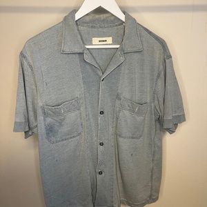 Indigo dipped Camp Shirt